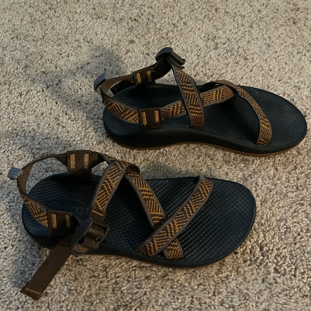 Chaco Brown and Tan River Sandals